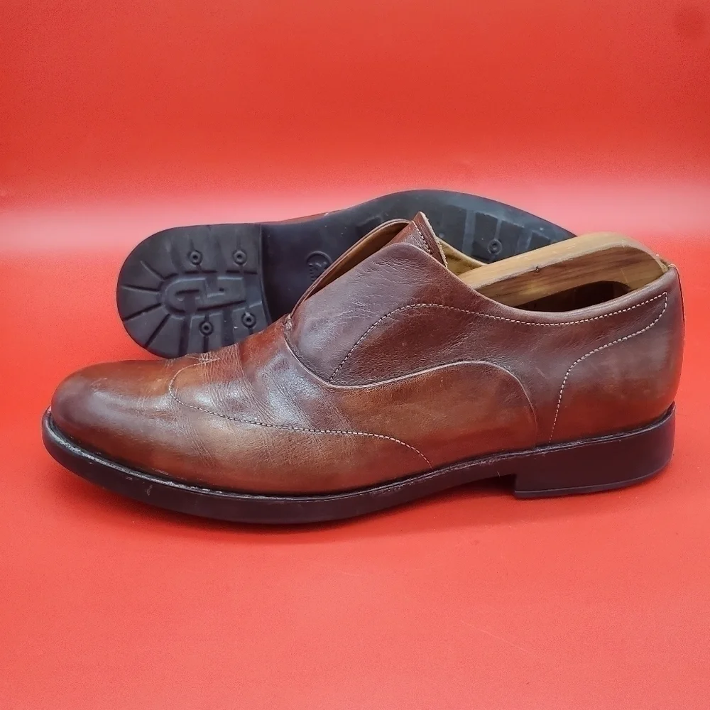 Melluso Slip On Dress Shoes Men’s 8 US Eur 41 Brown